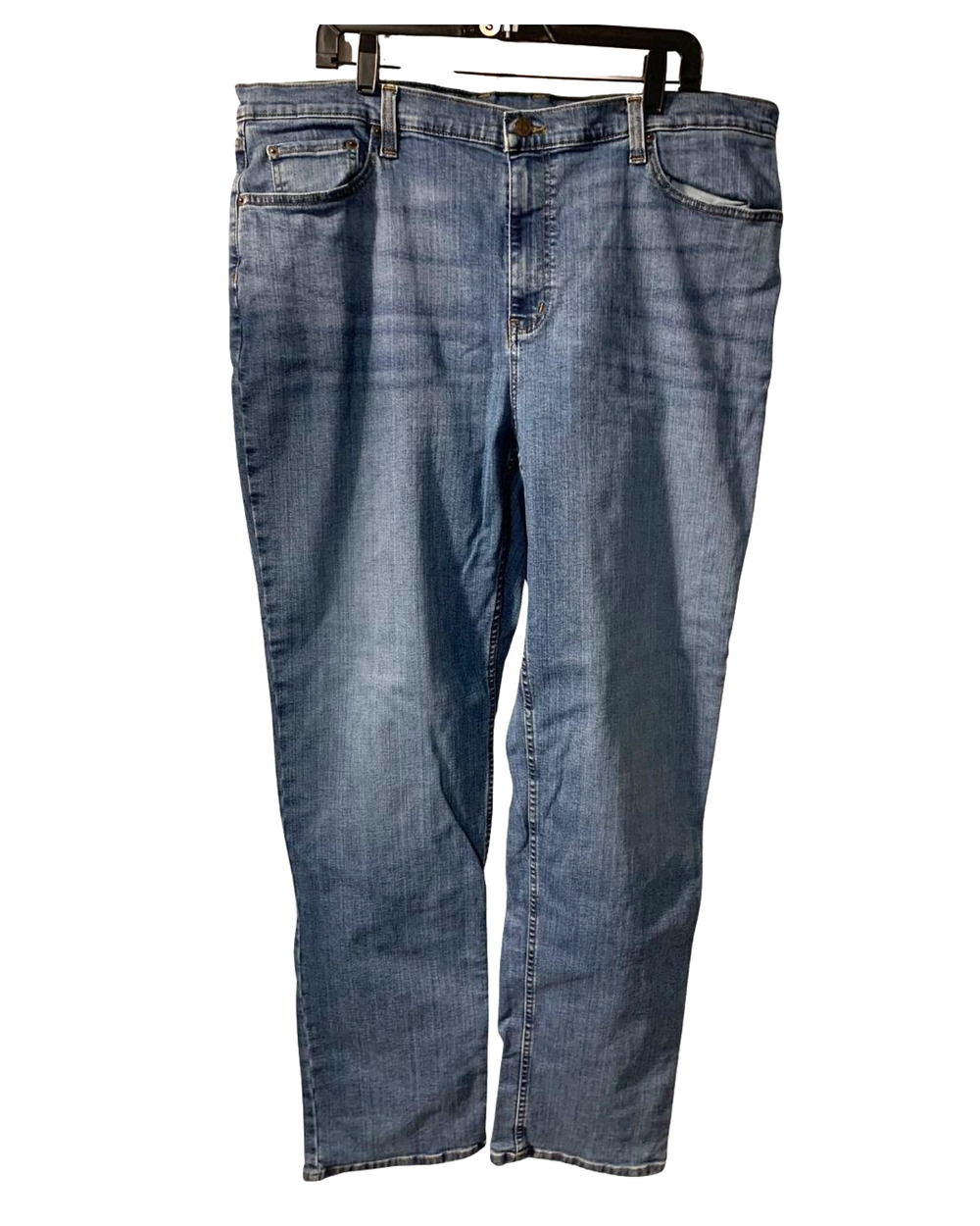 LL Bean Mens Classic Fit BeanFlex Jeans Size 42 x 34 Faded Blue Comfort Stretch
